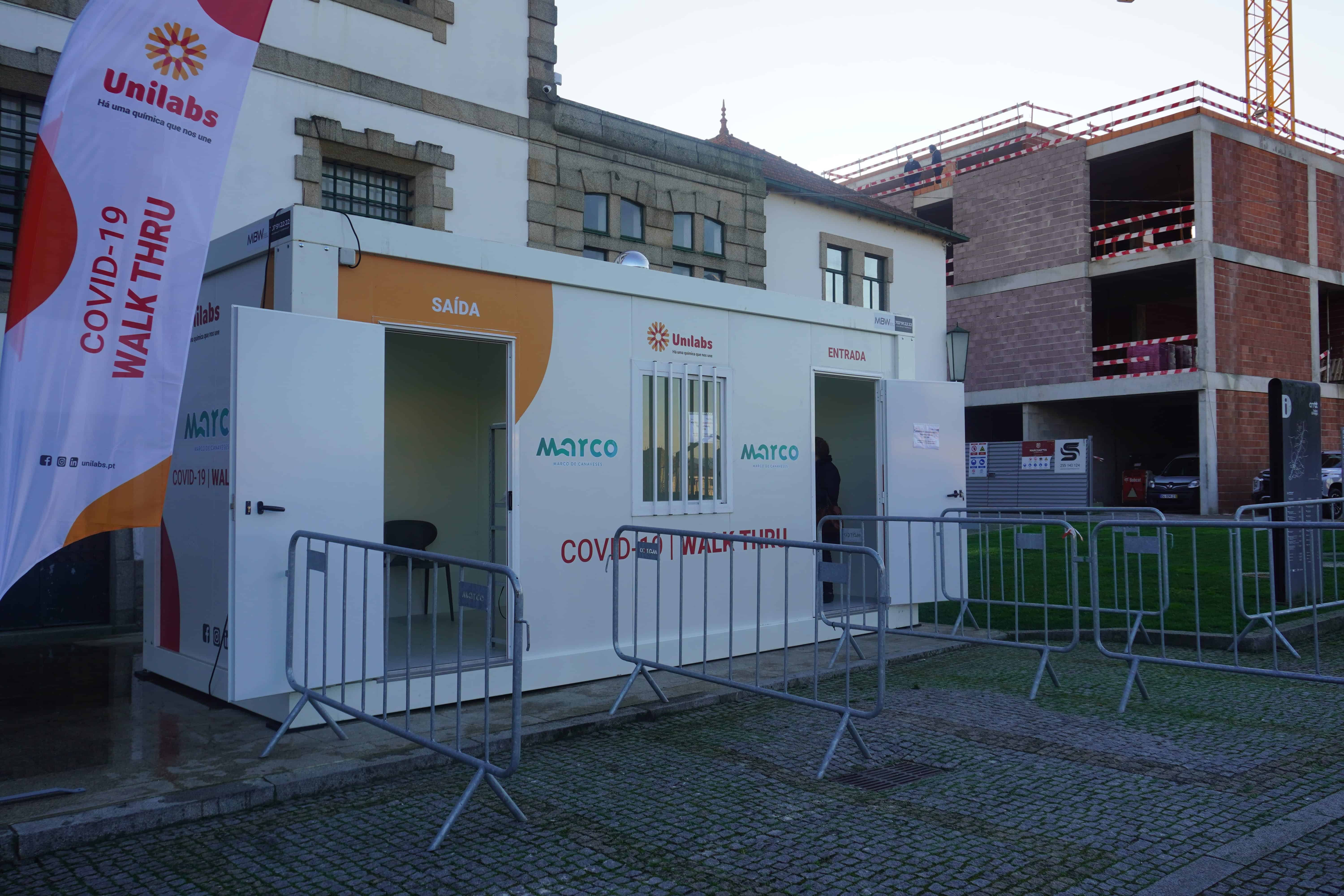 Novo posto de testagem em Marco de Canaveses tem capacidade para 200 testes por dia
