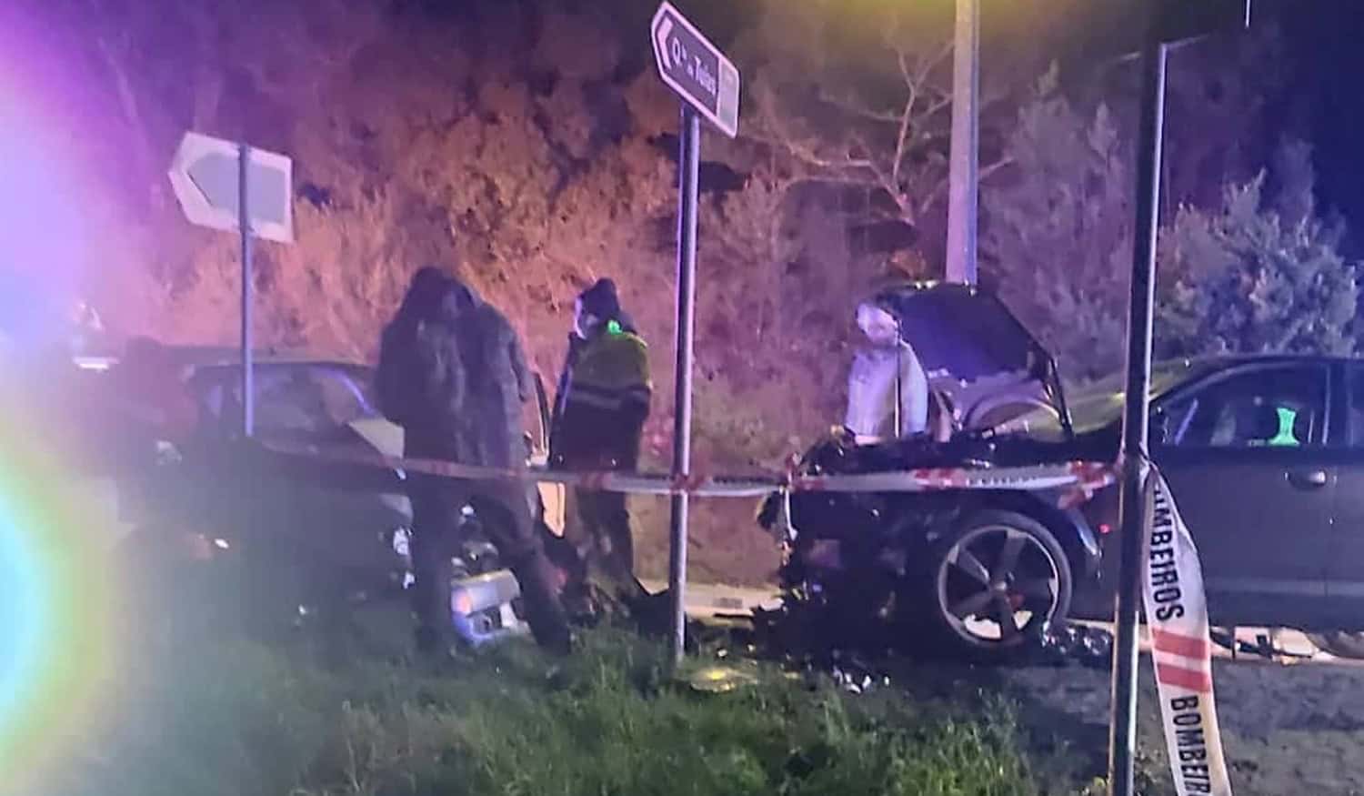 Marco de Canaveses: Dois feridos em colisão de dois carros
