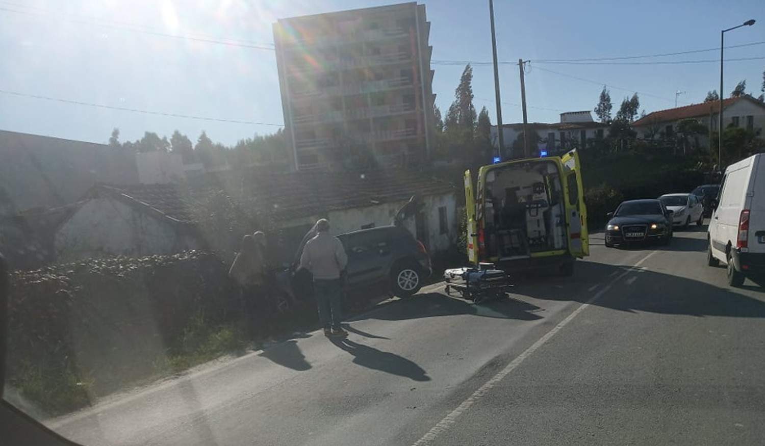 Carro despista-se e faz um ferido em Penafiel