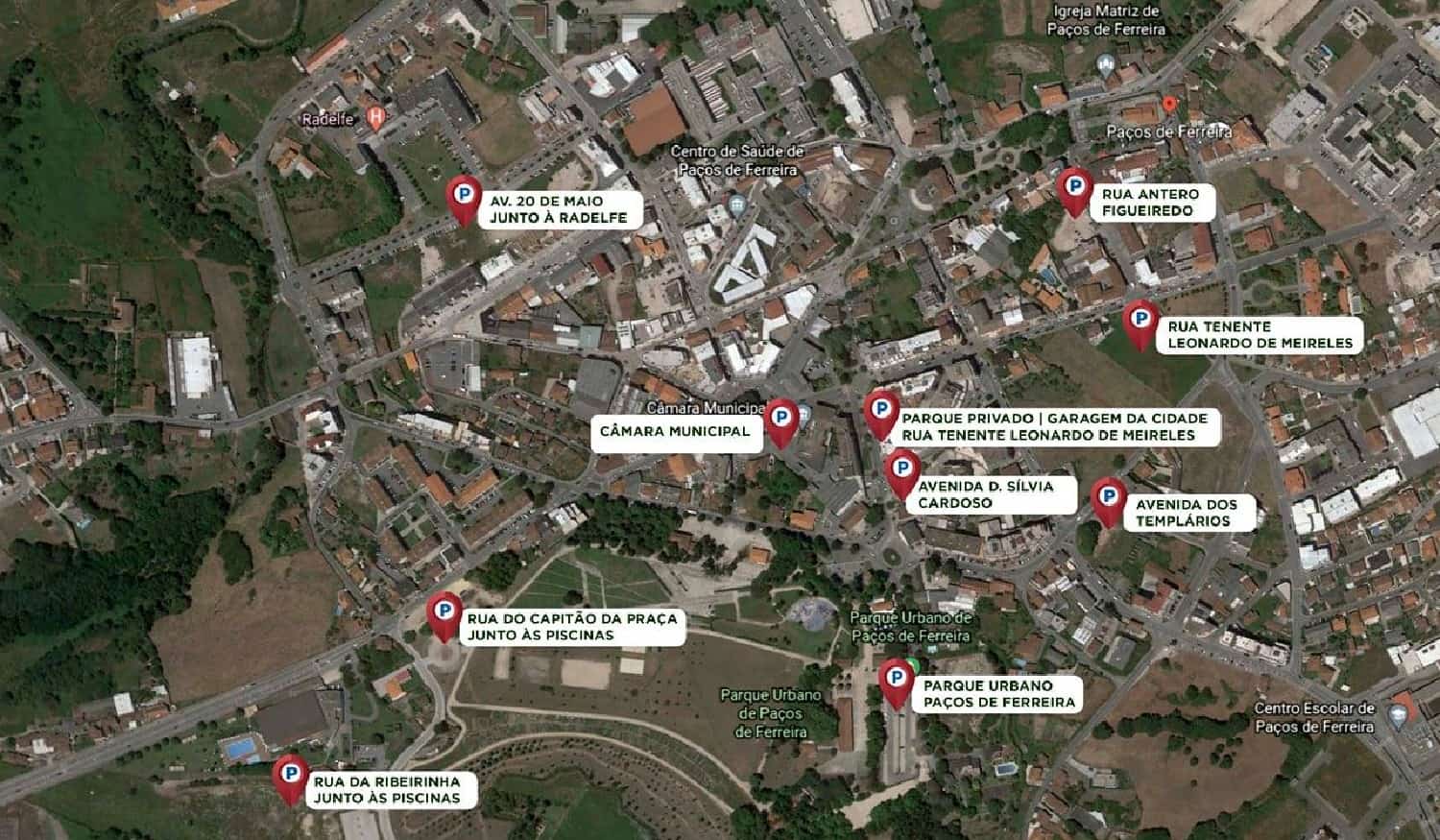 Paços de Ferreira: Parque de estacionamento da Avenida Dr. Nicolau Carneiro será desativado