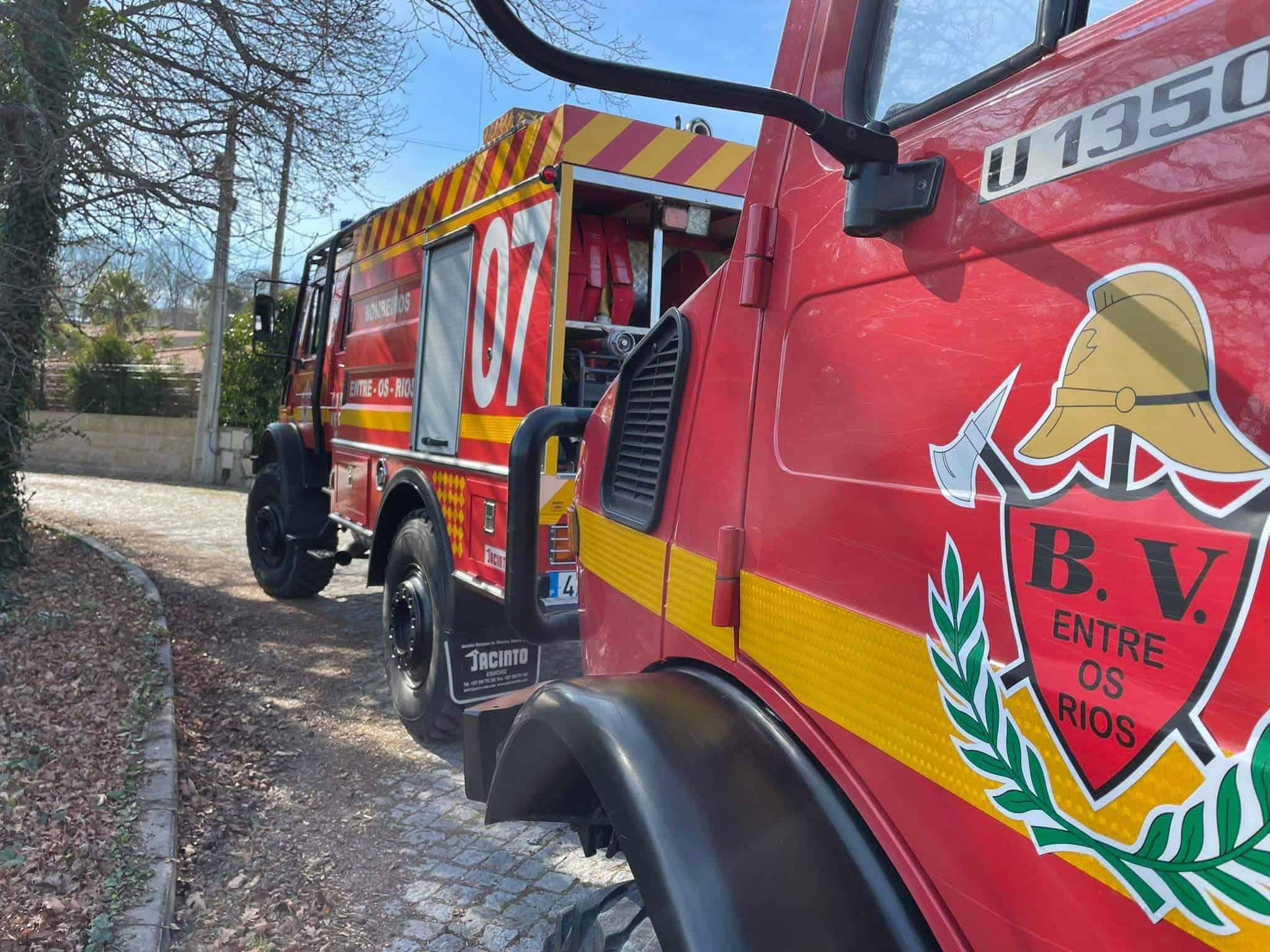 Incêndio deflagrou em habitação no concelho de Penafiel