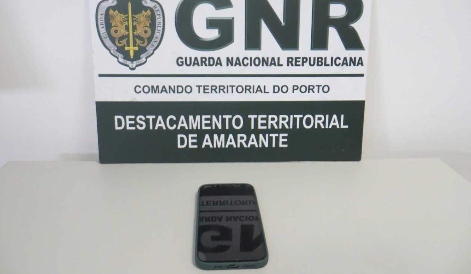 GNR constitui arguido um homem de 36 anos e recupera telemóvel furtado em Amarante