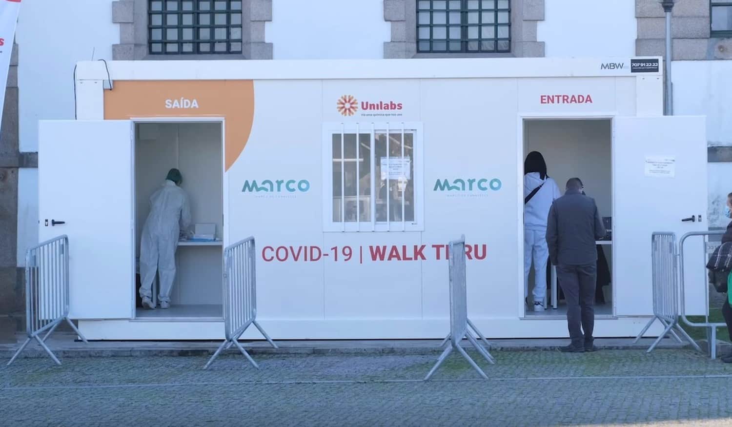 Marco de Canaveses: Postos de testagem à COVID-19 encerram esta segunda-feira