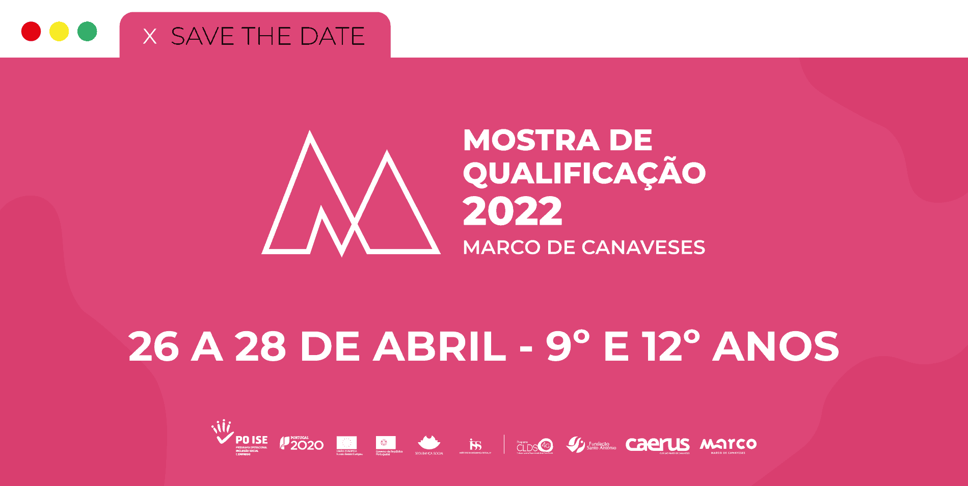 Mostra de Qualificação 2022 vai promover workshops e webinares para alunos do 9º e 12º ano de Marco de Canaveses