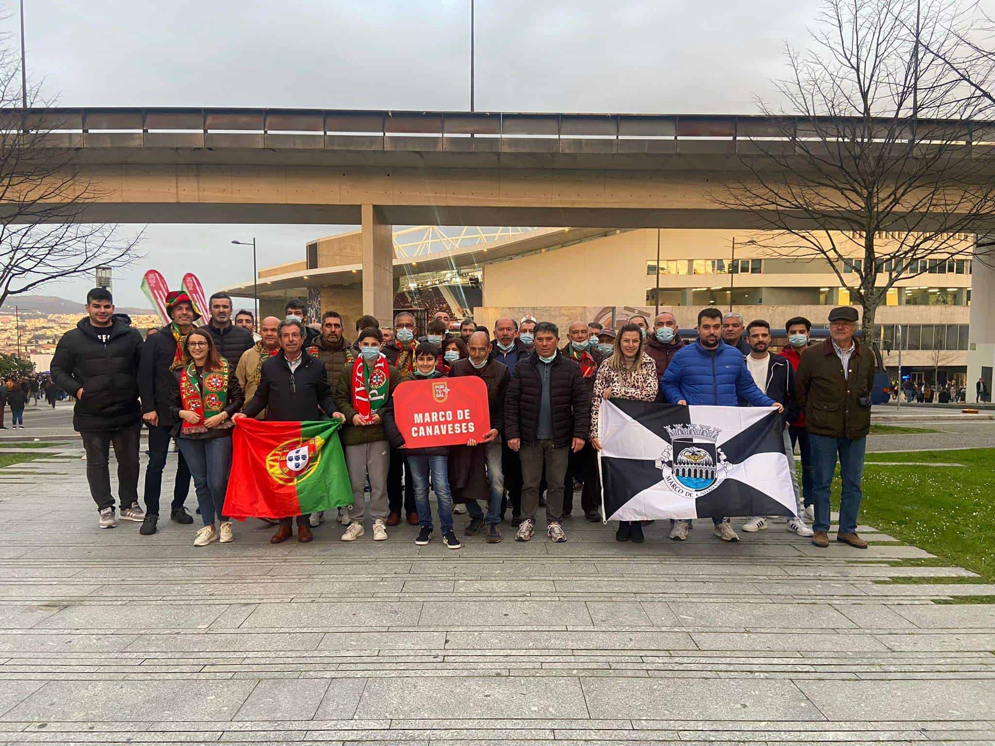 Associações Desportivas de Marco de Canaveses assistiram ao jogo de Portugal contra a Turquia