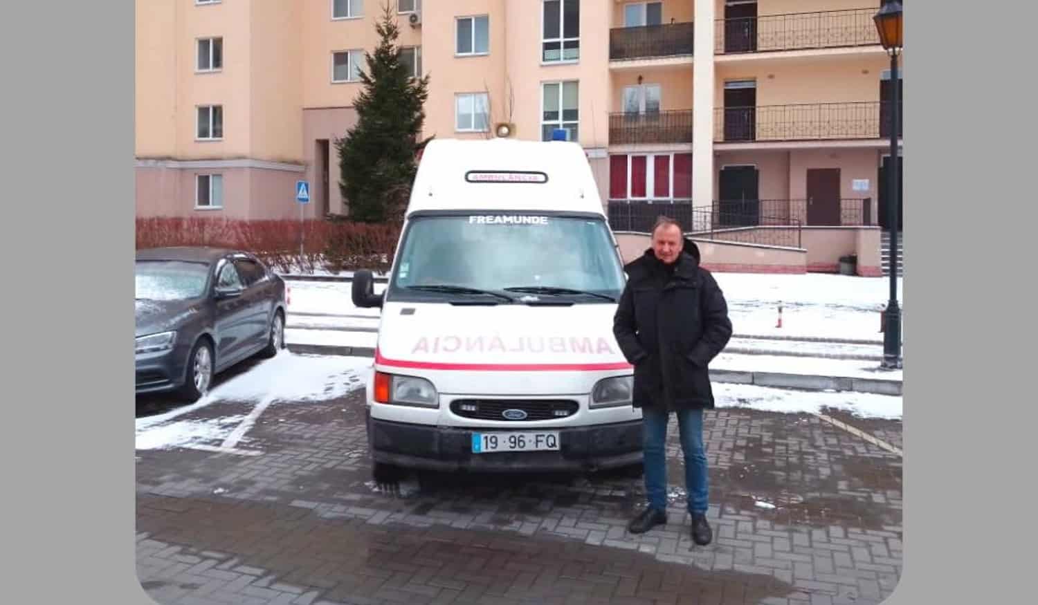 Ambulância dos bombeiros de Freamunde já está em serviço na Ucrânia