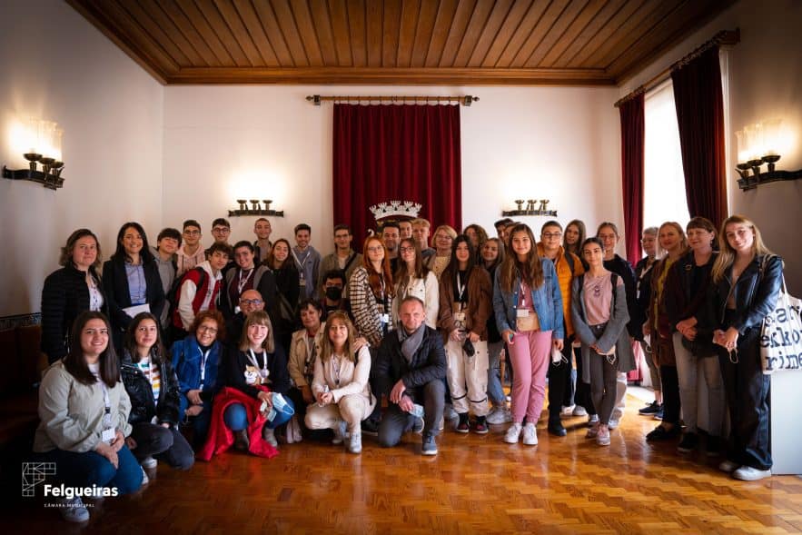 Município de Felgueiras acolheu comitiva de alunos e professores no âmbito do projeto Erasmus+