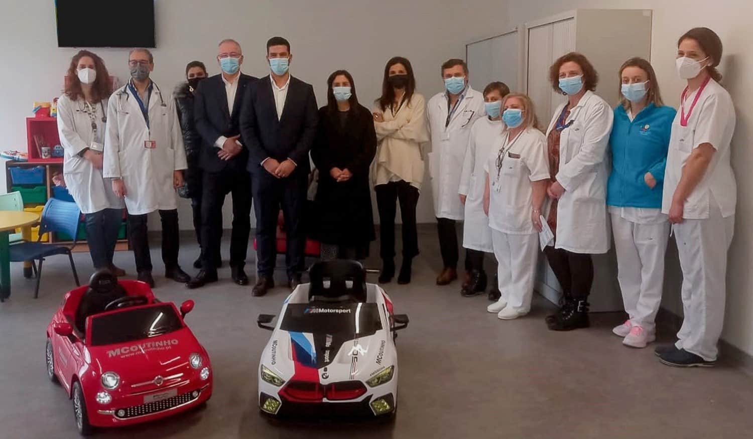 MCoutinho ofereceu carros elétricos para os mais pequenos do Centro Hospitalar de Trás-os-Montes e Alto Douro