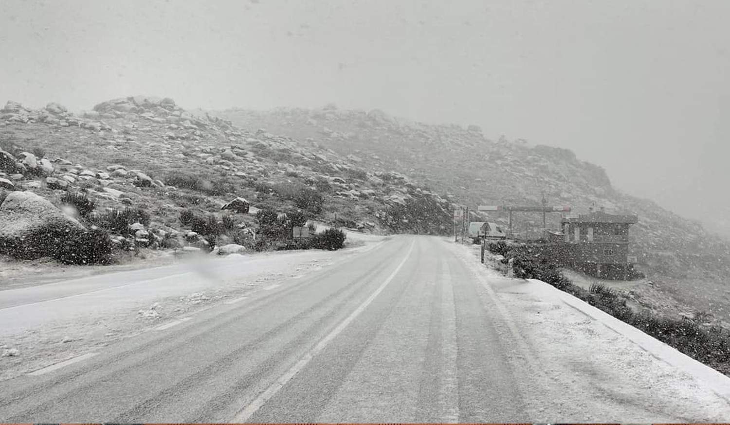Queda de neve em Cinfães