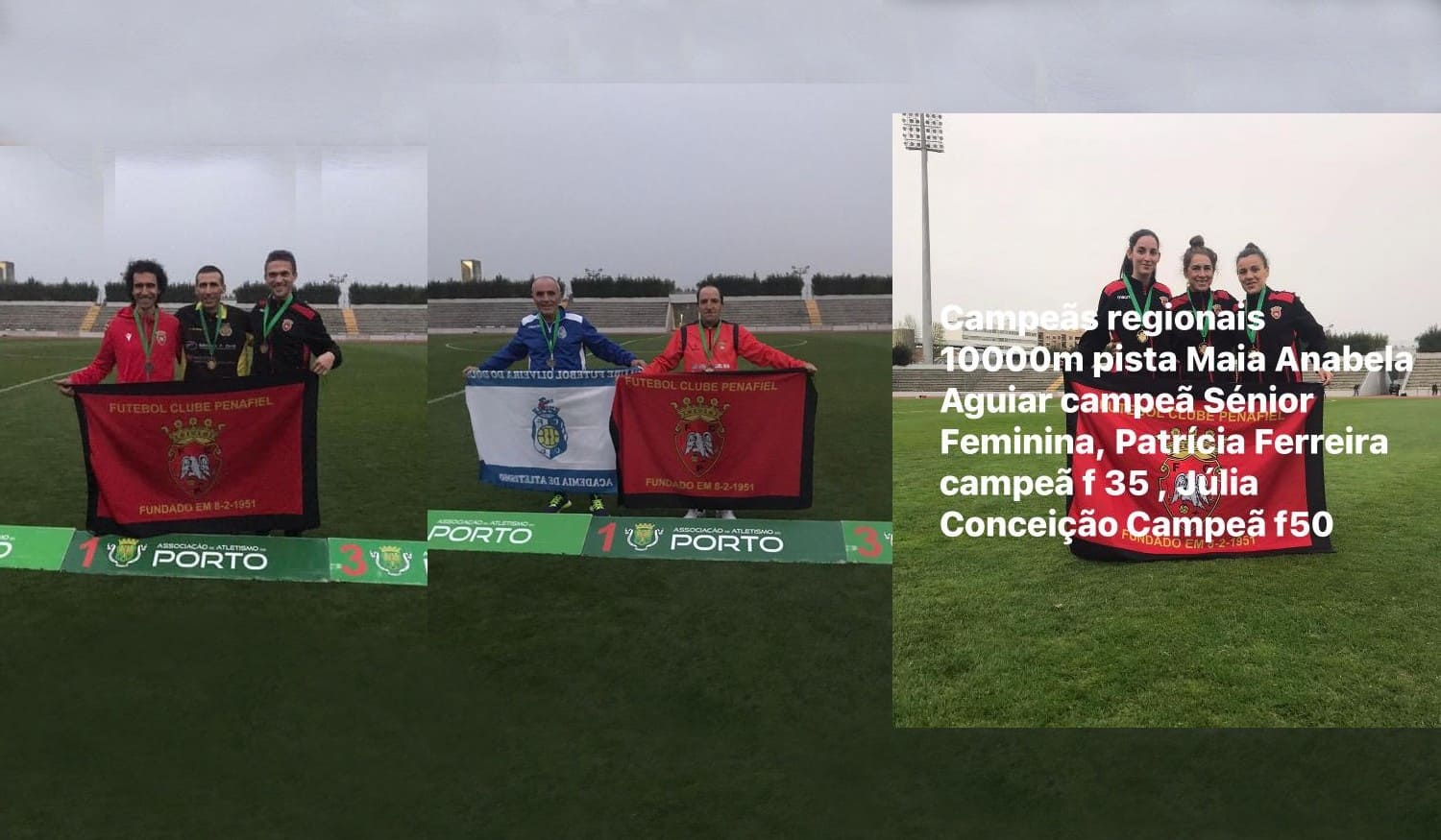 Atletas do FC Penafiel estiveram em destaque na prova de 10.000 metros em pista na Maia