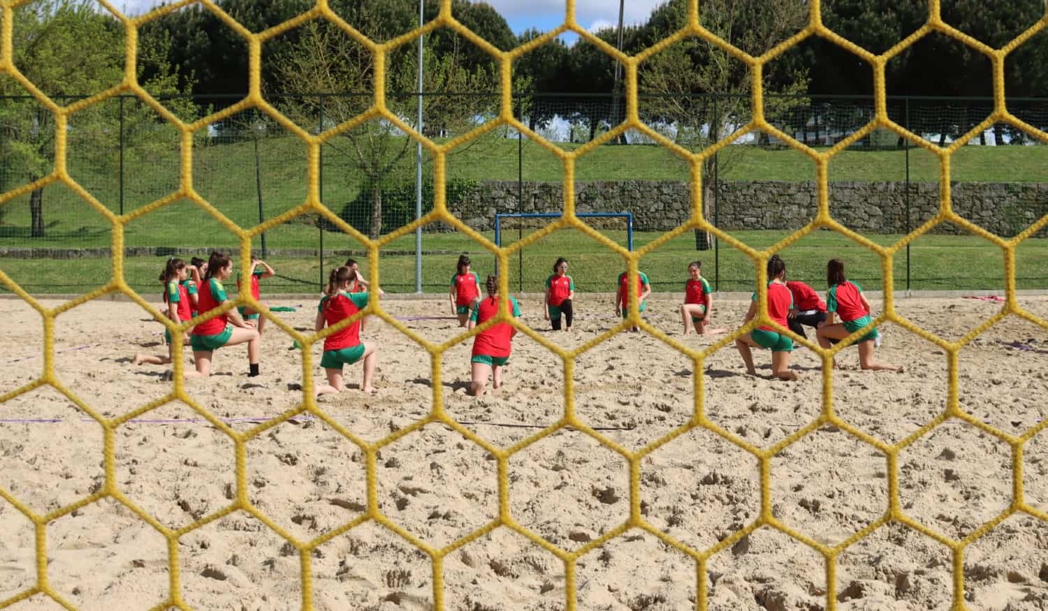 Paredes recebeu Seleções Nacionais Sub-16 de Andebol de Praia para estágio de preparação