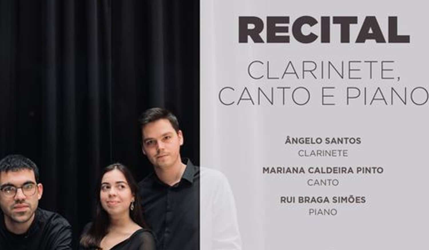 Autarquia de Paços de Ferreira promove Recital de Clarinete, Canto e Piano