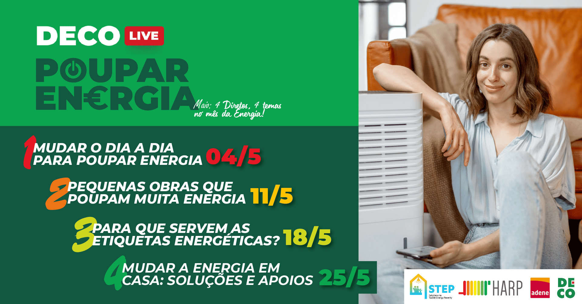 Consumidor: DECO e ADENE assinalam o mês da Energia