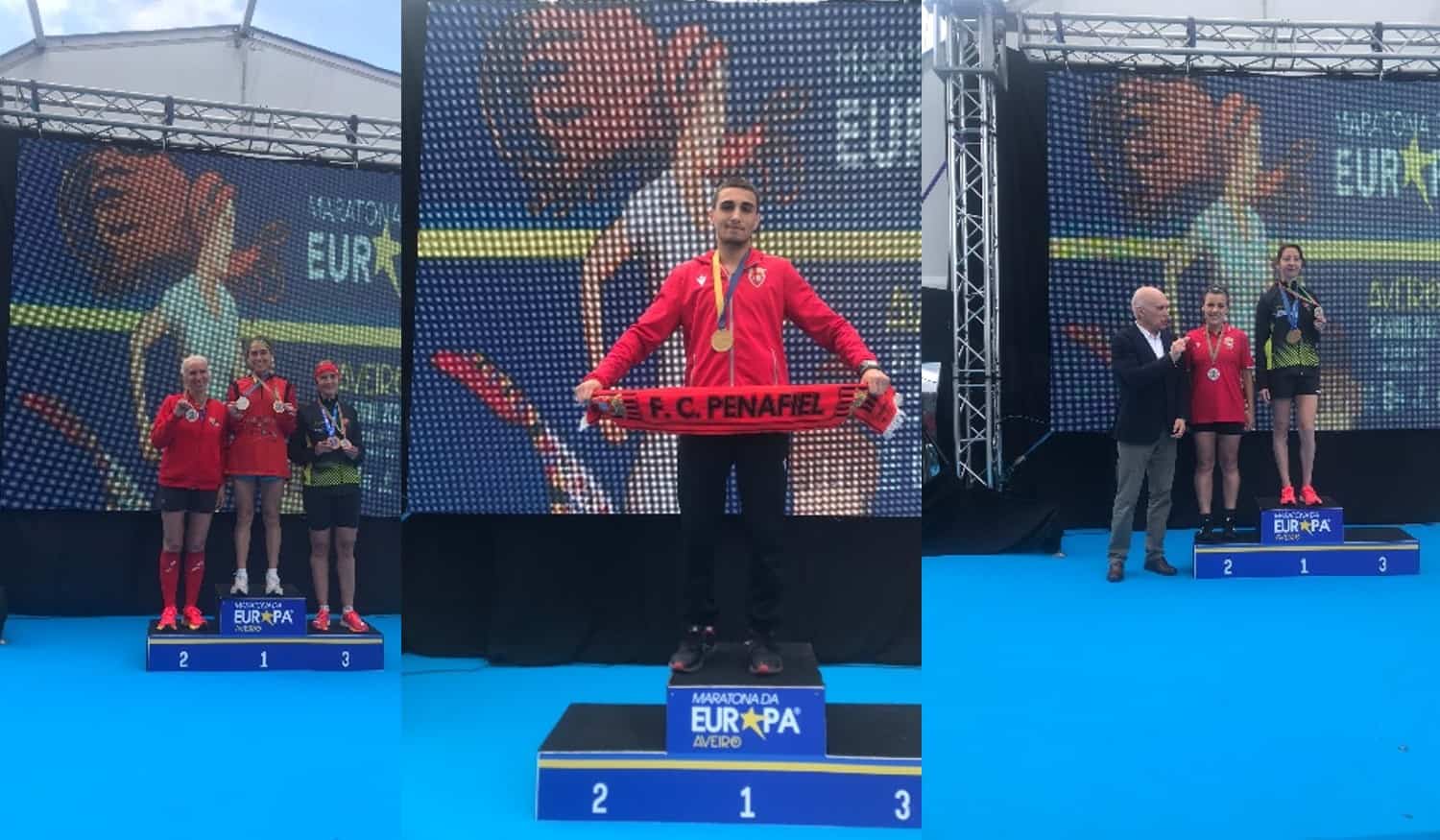 Atletas do FC Penafiel distinguidos na Maratona da Europa em Aveiro