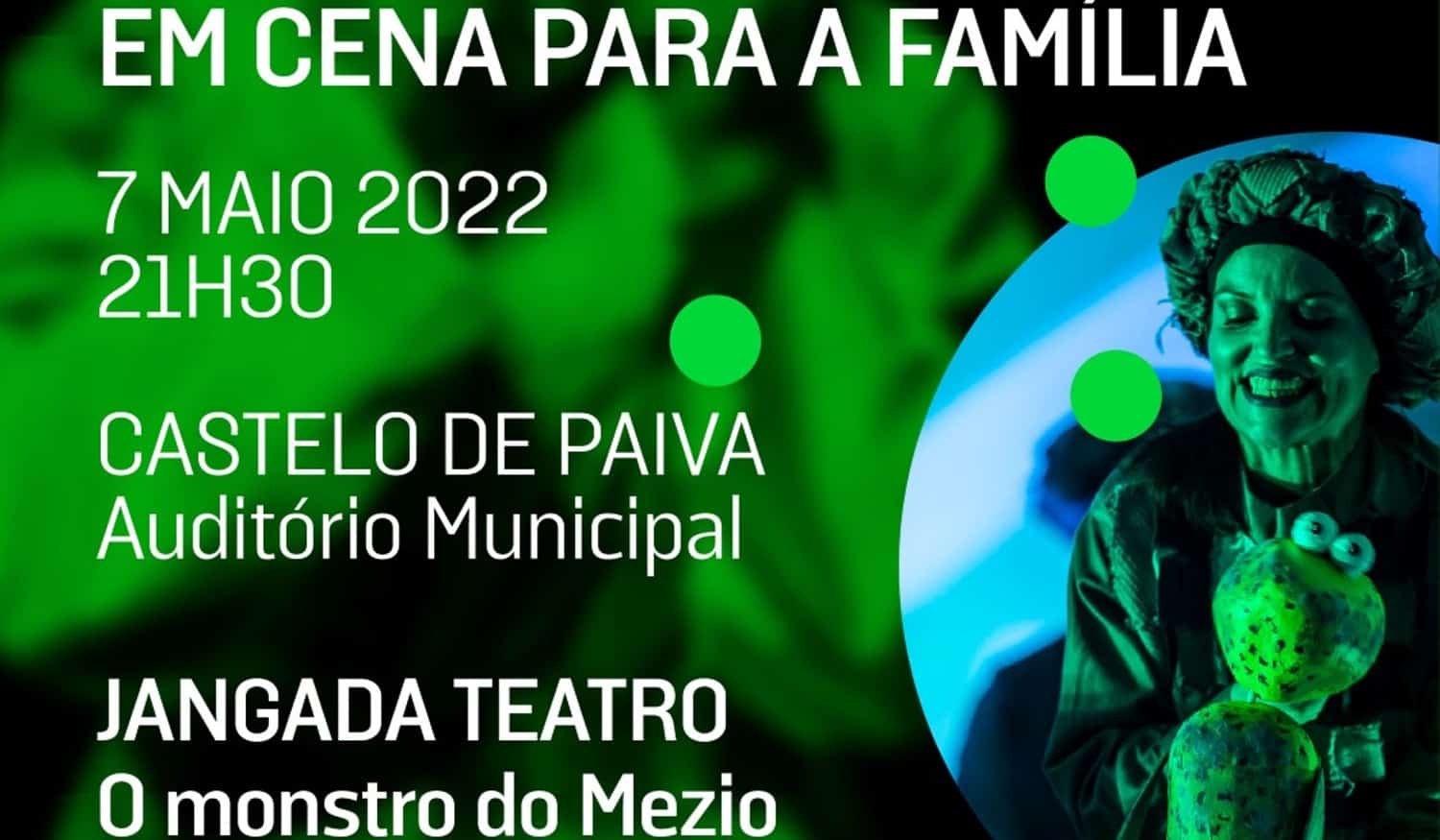 Jangada Teatro apresenta a peça "O Monstro do Mezio" em Castelo de Paiva