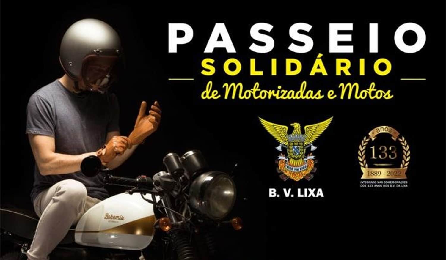 Felgueiras: Bombeiros da Lixa promovem Passeio Solidário de Motas e Motorizadas