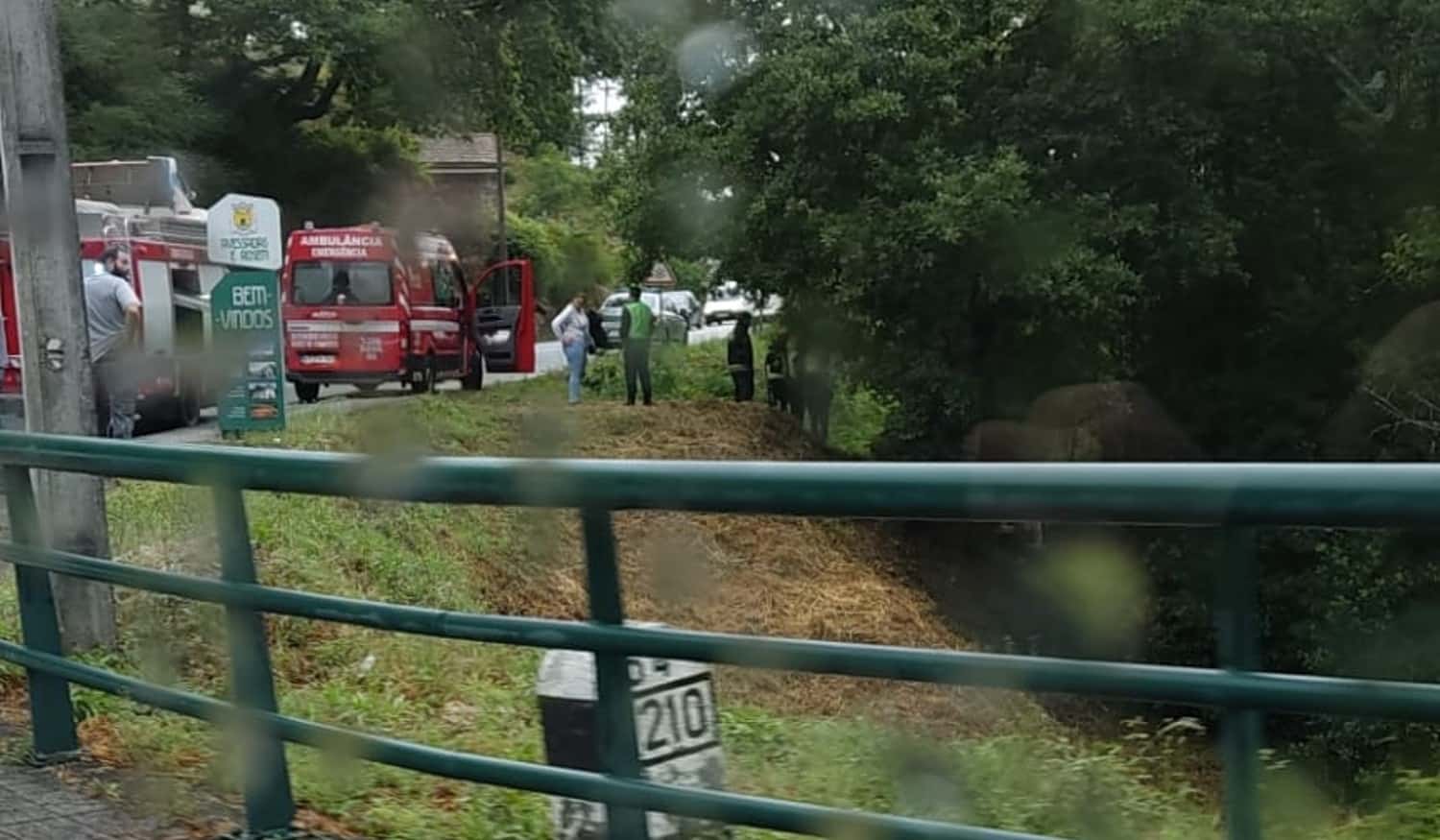Despiste de um carro provoca um ferido em Marco de Canaveses