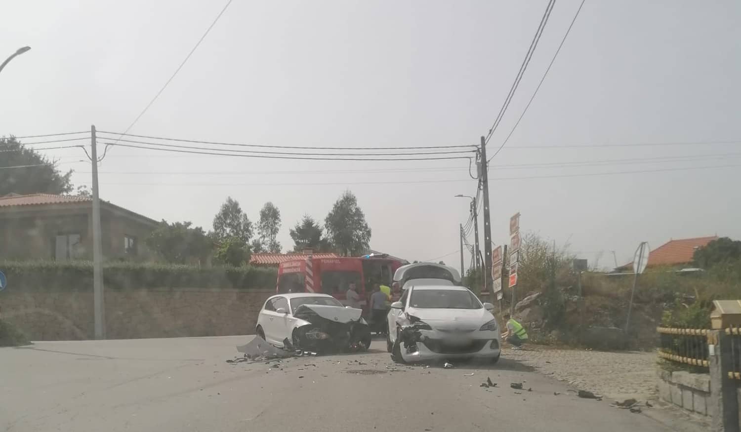 Colisão em Penafiel provoca um ferido