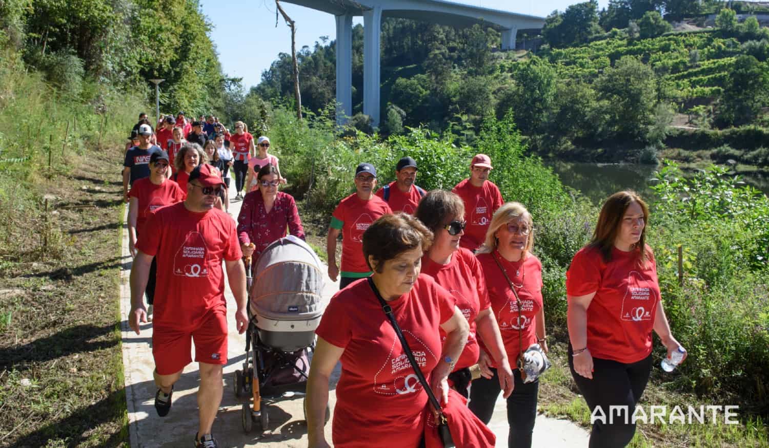 Caminhada solidária em Amarante angariou mais de mil euros para a Liga Portuguesa Contra o Cancro