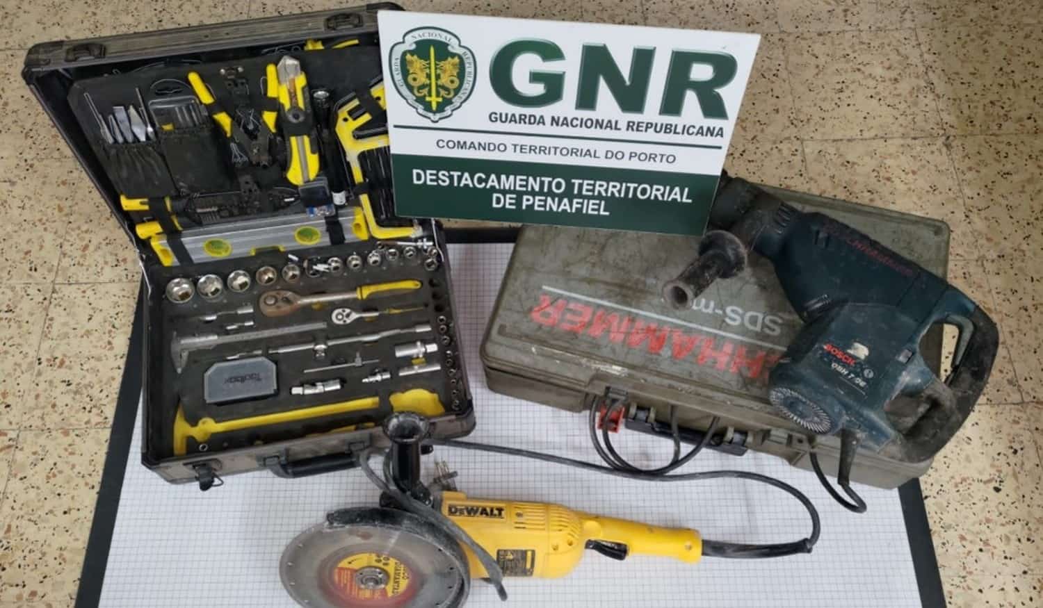 GNR recuperou material furtado em Paredes
