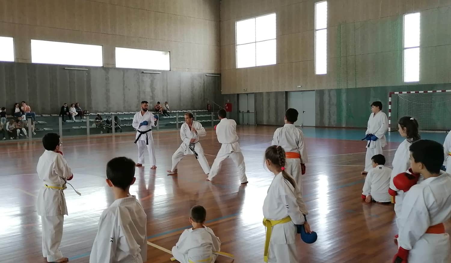 Pavilhão de Rio de Moinhos acolheu estágio de karate da Associação Desportiva de Penafiel