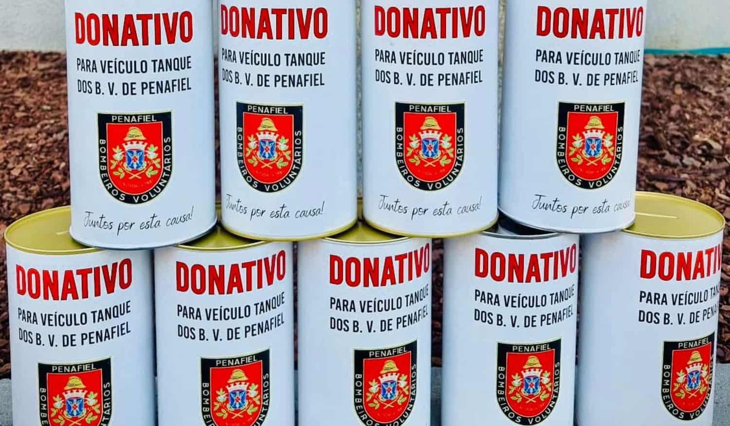 Furtadas quatro latas solidárias para os bombeiros de Penafiel