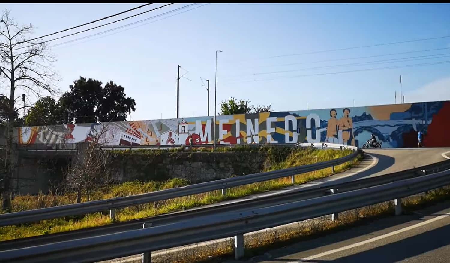 Lousada: Mural de arte urbana homenageia o ferroviário e a freguesia de Meinedo