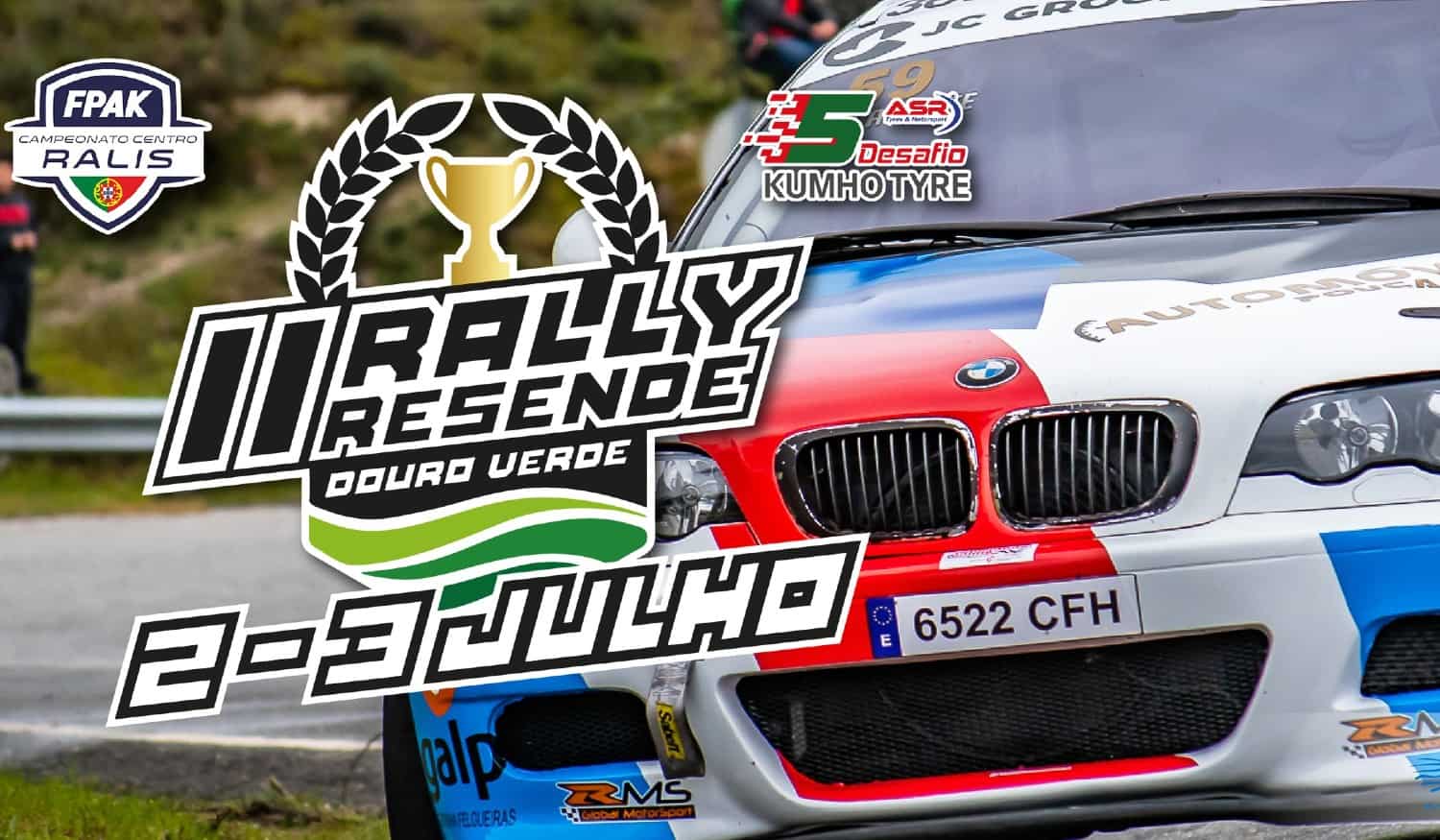 Rally de Resende Douro Verde vai para a estrada a 2 e 3 de julho