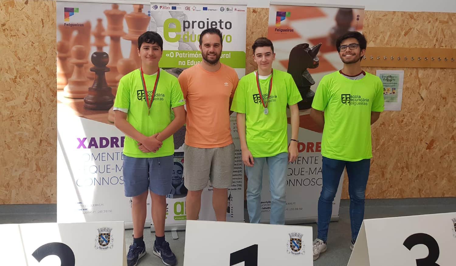 Alunos de Felgueiras ficaram em destaque na modalidade de Xadrez da CLDE Tâmega