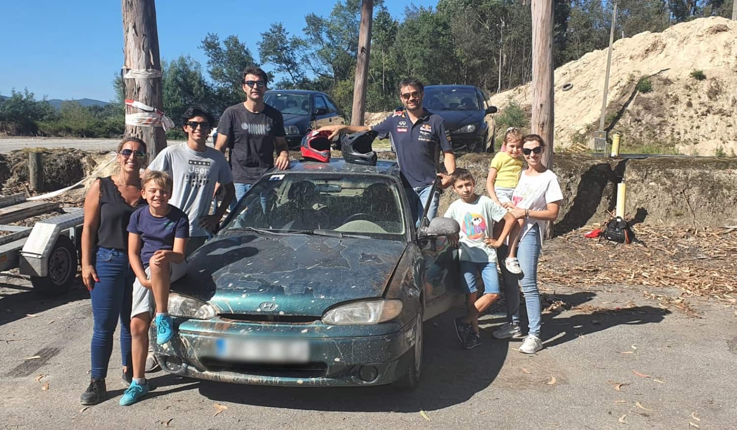 Mariana Leite correu na Pista da Costilha com "carro de nostalgia" que passou de geração em geração