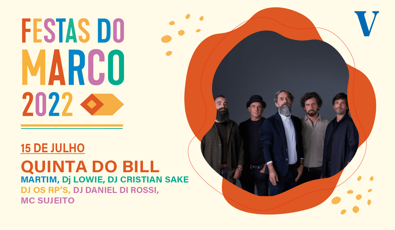 Festas do Marco trazem Quinta do Bill ao palco principal esta sexta-feira
