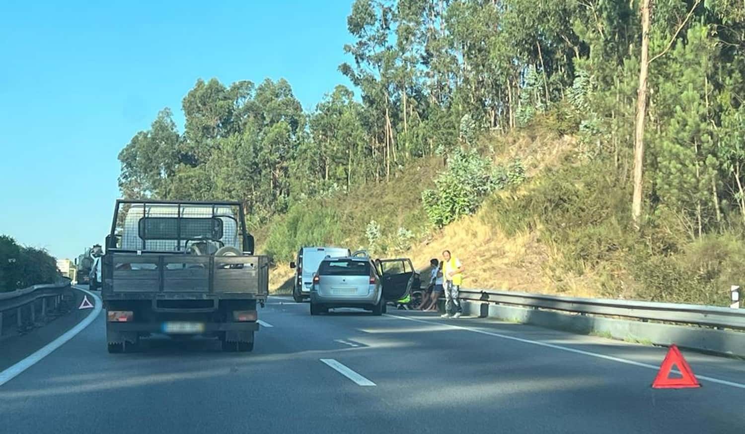 Acidente na A4 condicionou trânsito no sentido Porto - Amarante