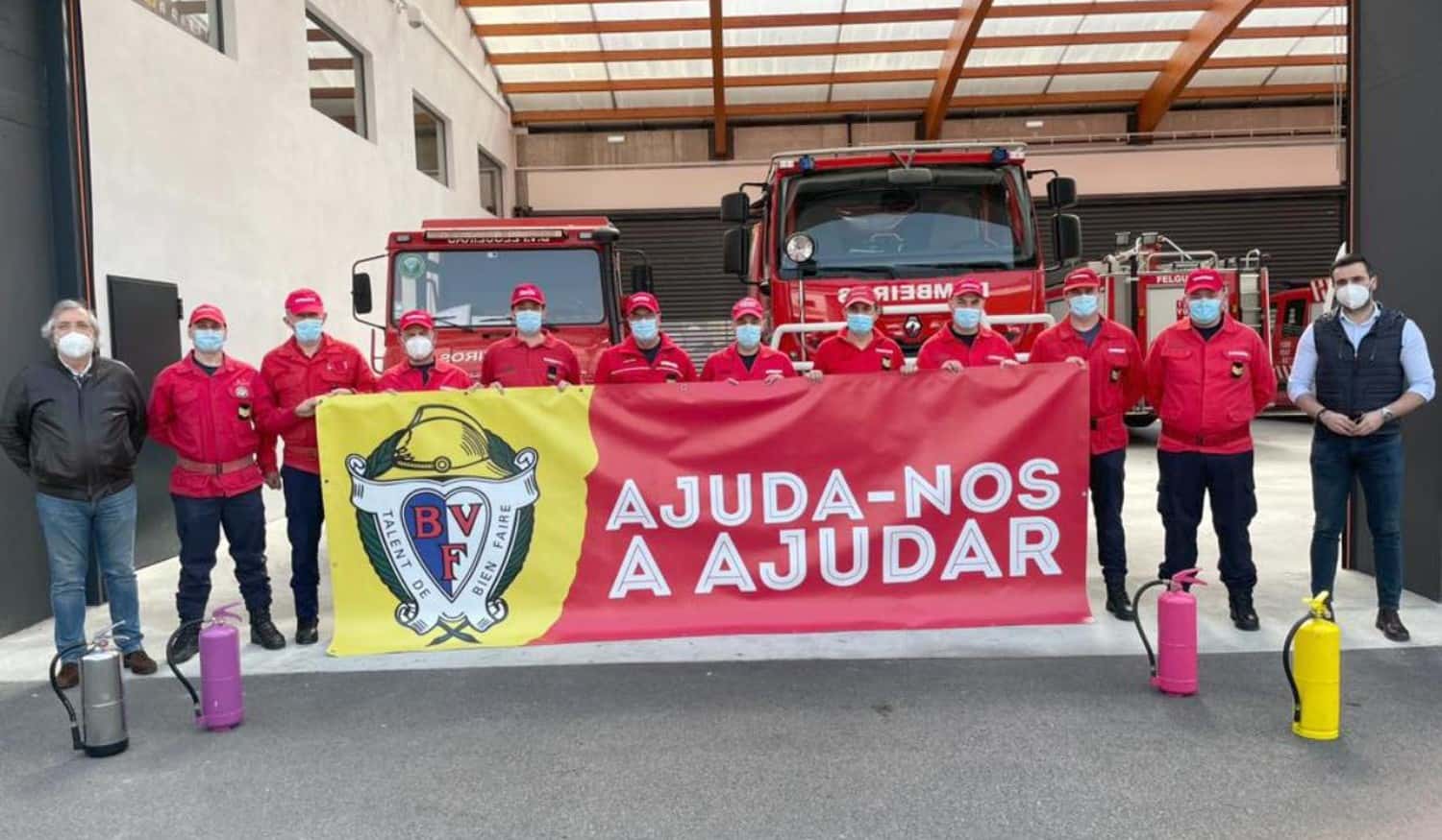 Mais de três mil pessoas vão 'espalhar cor' para ajudar bombeiros de Felgueiras
