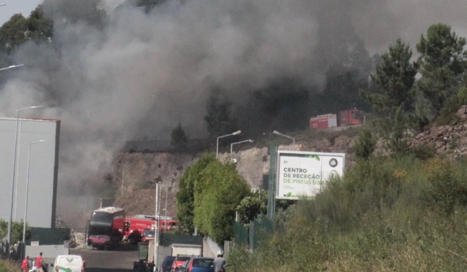 Paredes: Incêndio deflagrou em zona industrial de Rebordosa