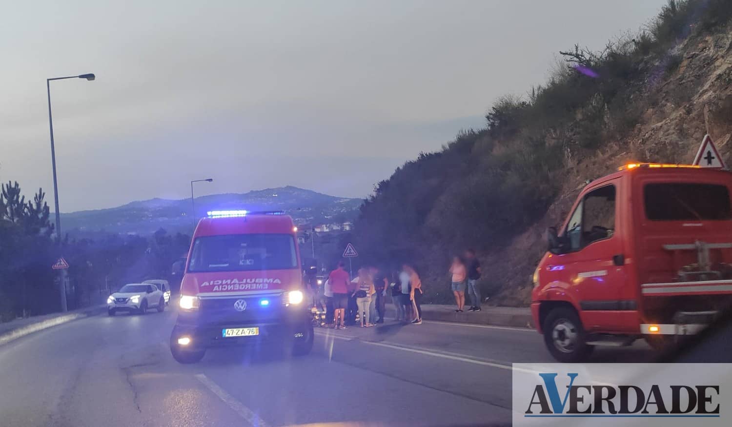 Motociclista ferido num despiste em Marco de Canaveses