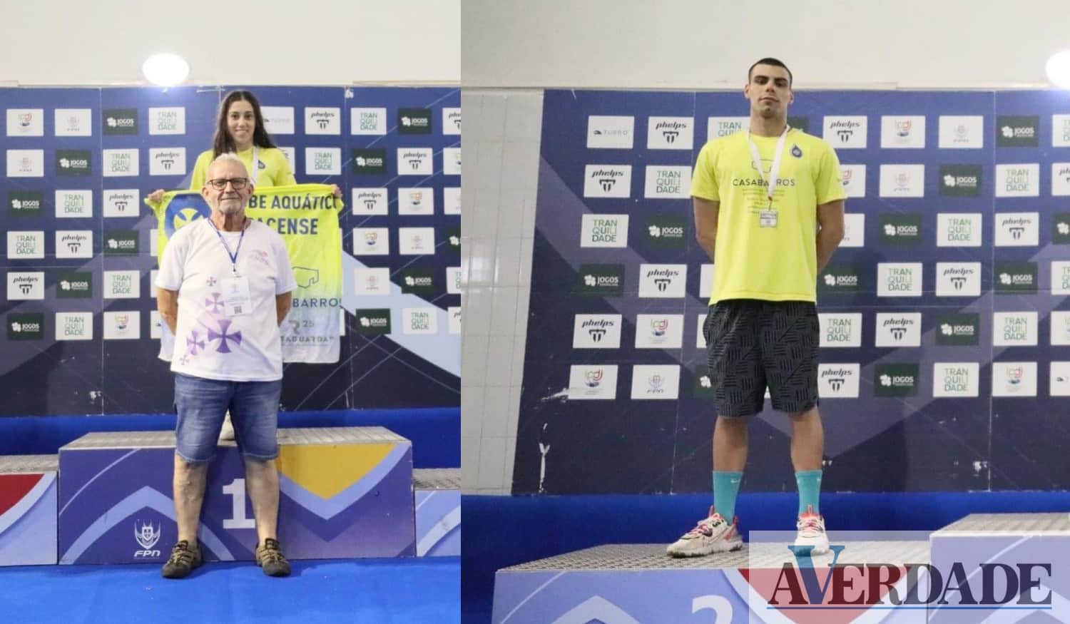 Atletas do Clube Aquático Pacense alcançaram pódios no Campeonato Nacional de Juvenis e Absolutos