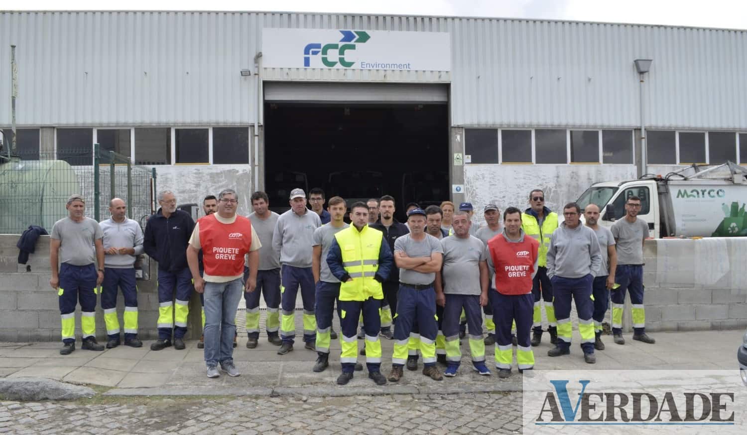 Marco de Canaveses: Trabalhadores da FCC em greve exigem aumento dos salários