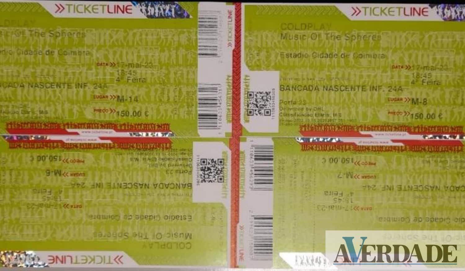 Duas pessoas detidas por venderem bilhetes a 350 euros para os Coldplay