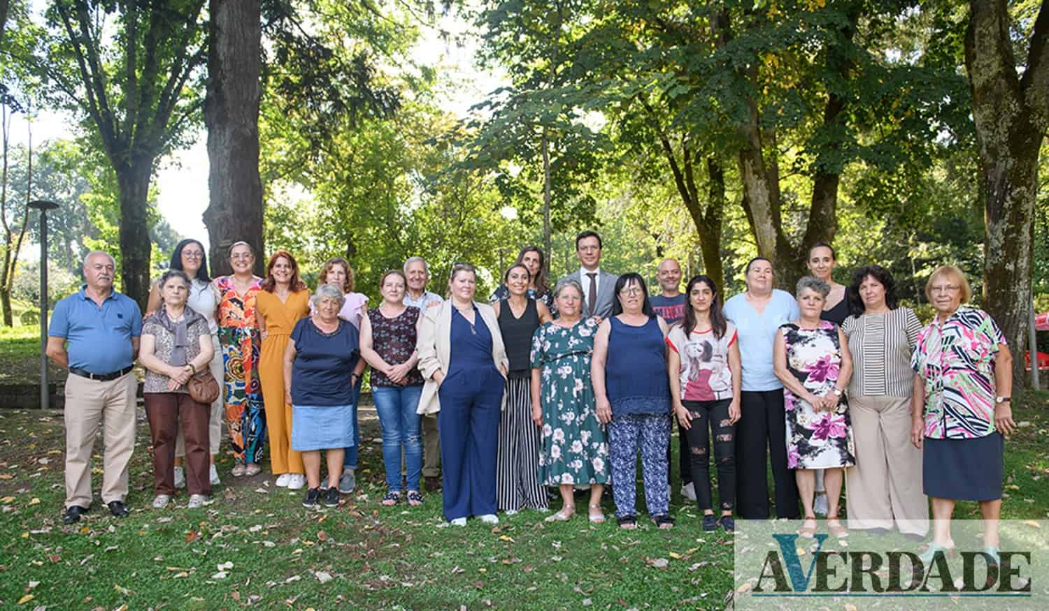 Cuidadores informais de Amarante juntos em piquenique