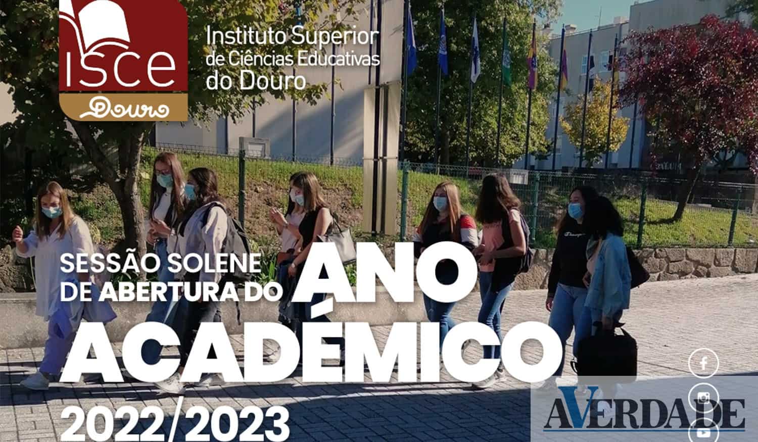Sessão solene do ano académico 2022/2023 do ISCE Douro acontece esta quinta-feira