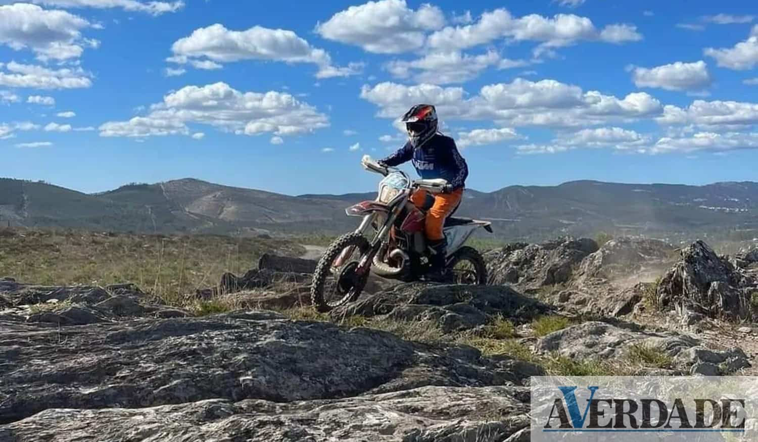 Liliana Ribeiro foi a única mulher a correr no Troféu Nacional de Hard Enduro em Paredes