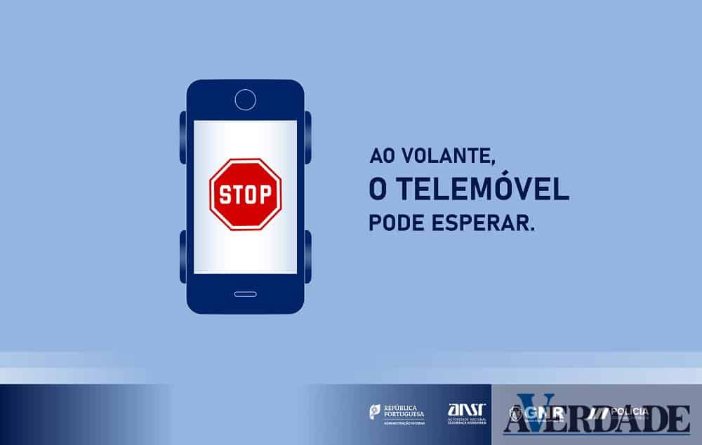 Campanha "Ao volante, o telemóvel pode esperar" lançada esta segunda-feira