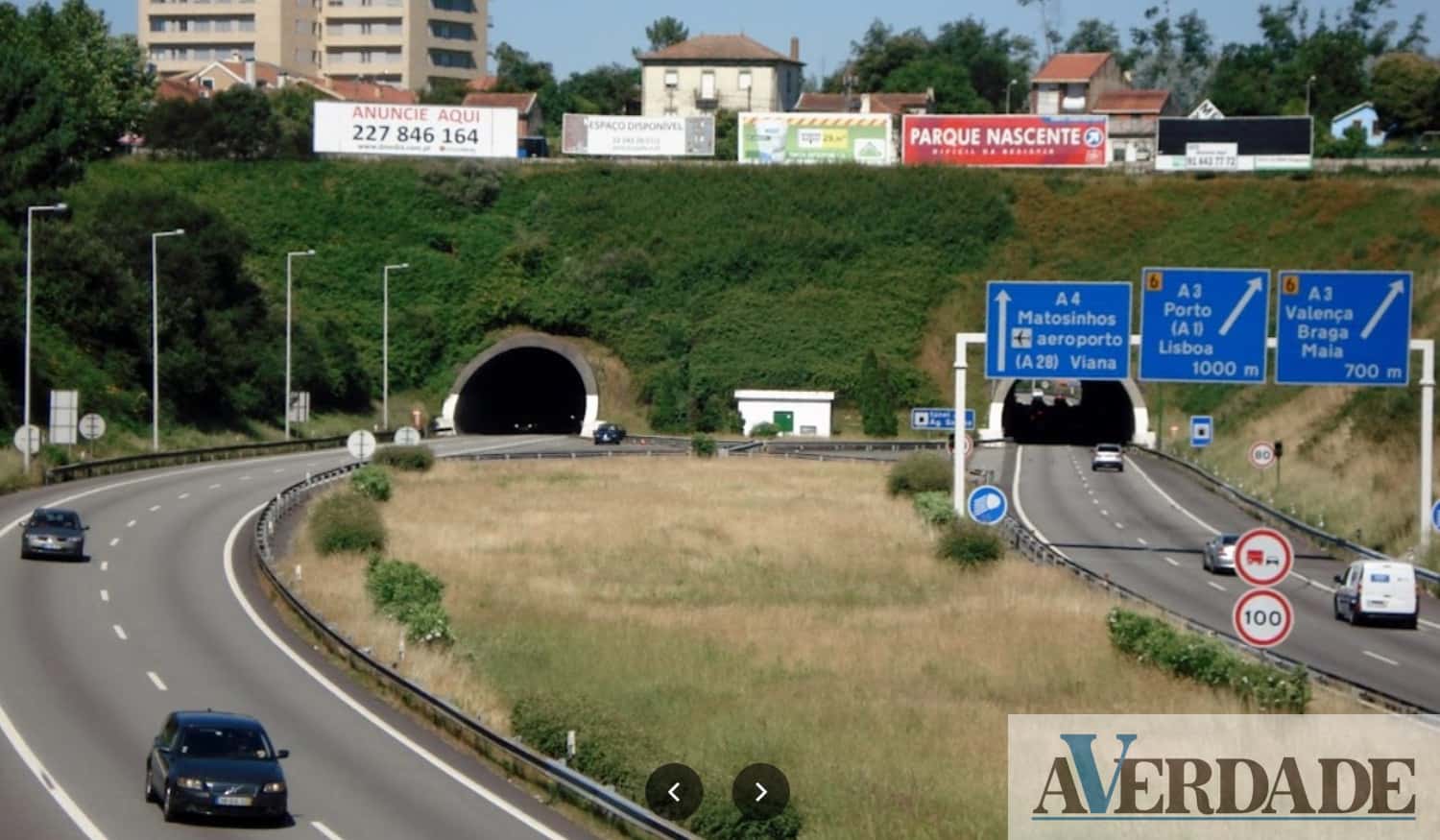 Parte do túnel de Águas Santas vai reabrir