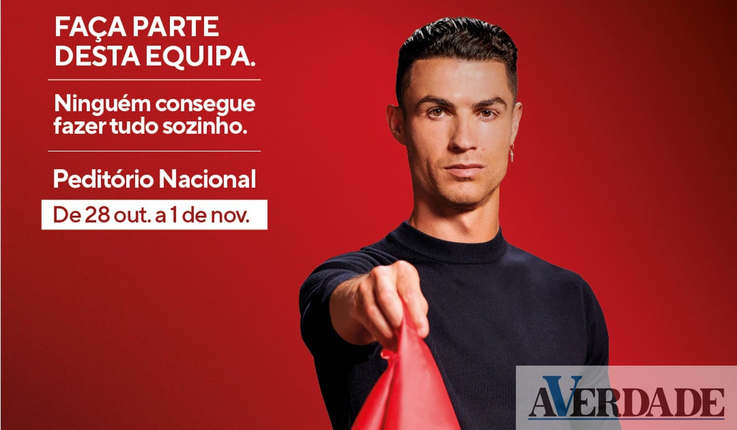 Cristiano Ronaldo desafia portugueses a contribuírem para a Liga Portuguesa Contra o Cancro