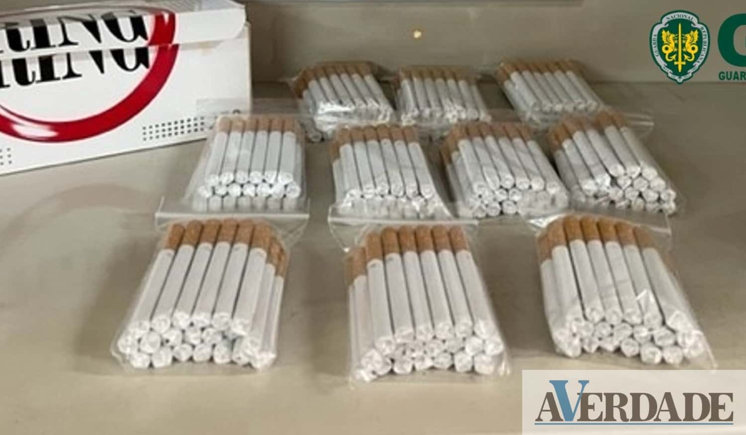 Apreendidos 120 cigarros contrafeitos em Valongo