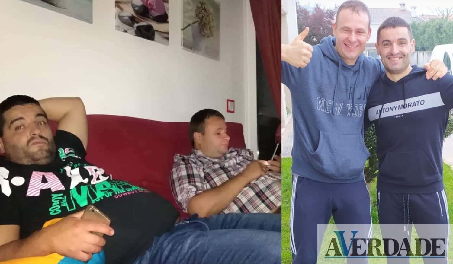 Valter e Carolino deixaram as "tainadas" e adotaram um estilo de vida saudável