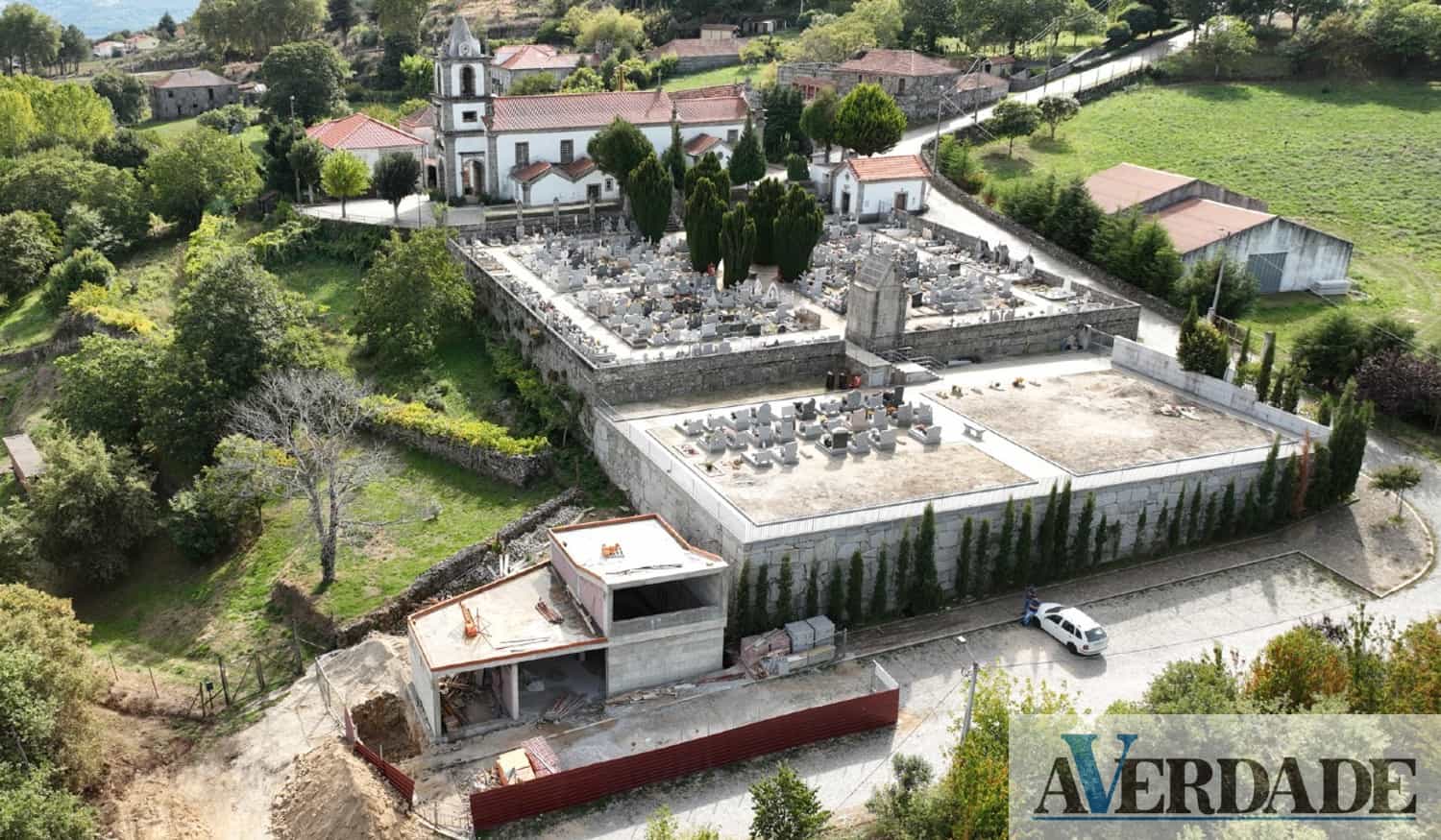 Baião: Já avançaram as obras de construção da nova Casa Mortuária da freguesia de Gestaçô