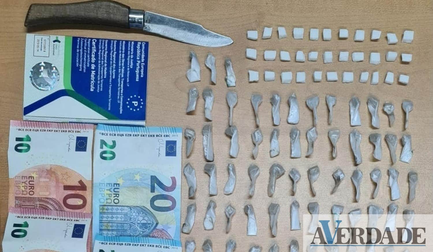 Cinfães: Homens detidos por posse de 365 doses de droga