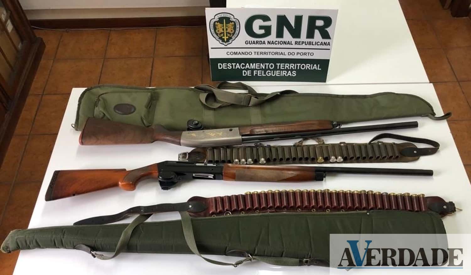 Dois homens detidos por caçarem em área de proteção em Paços de Ferreira