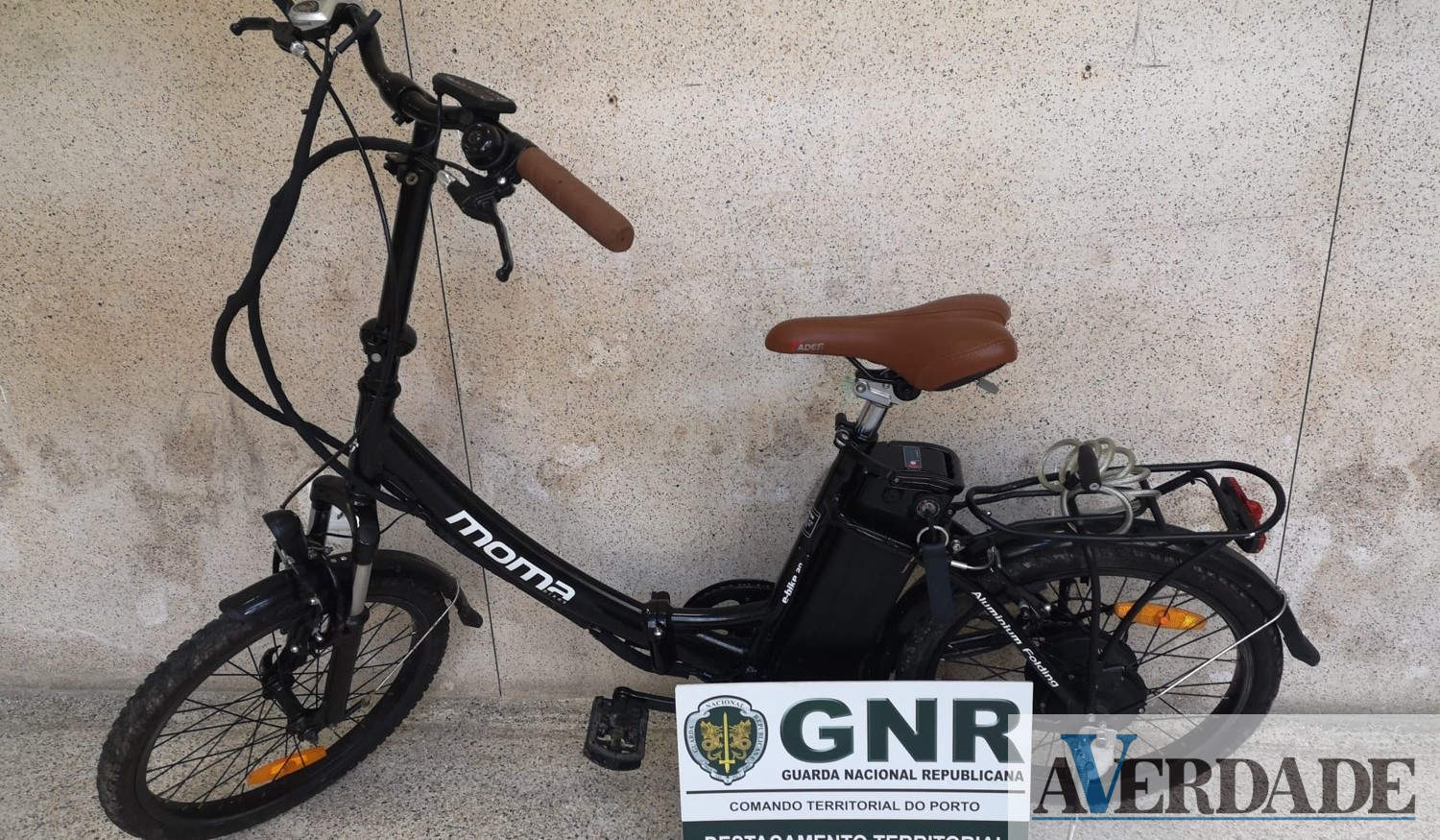 Vila Nova de Gaia: GNR recuperou bicicleta elétrica furtada